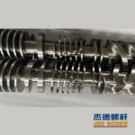 杰德 PE双壁波纹管挤出机平双、锥双螺杆机筒 塑化优良 挤出量大-星空在线注册